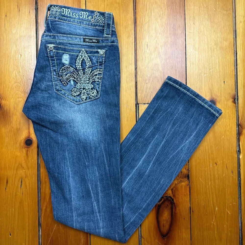 Miss-me Women's Blue and Navy Jeans
